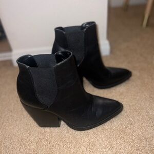 NEW bp Women’s Black Leather Lex Ankle Bootie Size 8